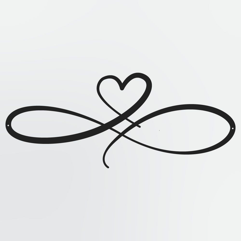 Personalized Infinity Heart No Names